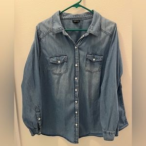 Torrid Size 1 Denim Shirt